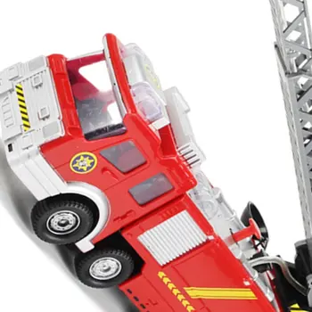 Copii de Simulare Pompier Jucarie Jupiter Foc Camion Electric Universal Mașină de Jucărie Lumina Camion de Incendiu Poate Pulveriza Apa Baiat Cadou