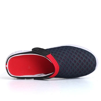 2020 Mens Sandale Slide Papuci De Plasă Respirabil Bărbat Femeie Pantofi De Sex Masculin Sandalias Pantofi De Vara Sandalen Sandalet Mare Dimensiune 46 47