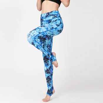 Femei Colanti Sport de Talie Mare de Imprimare Jambiere de Fitness Rulează Sport Jogging Pantaloni de Gimnastică Yoga Pantaloni Sport pentru Femei