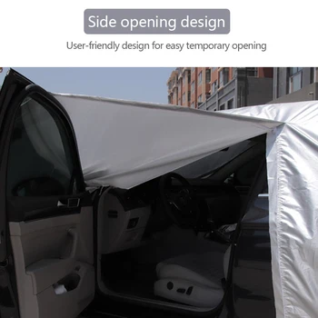 Exterior Masina Capac Parasolar Protecție în aer liber Huse Auto rezistent la apa Praf de Soare Umbra Anti-UV Accesorii Auto pentru Sedan, SUV