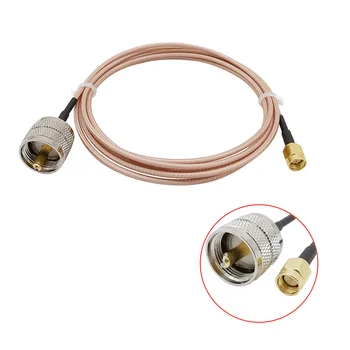 1-20M SMA pentru UHF Plug RG316D Cablu Coaxial RF Conector SMA tată să UHF SO239 PL259 de sex Masculin RG316D Dublu Scut Cablu Coaxial