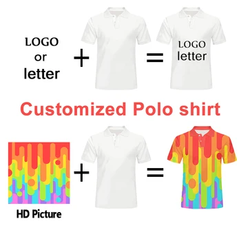 IFPD UE Dimensiune Noua Moda Polo T Shirt de Imprimare 3d Fum Colorat Cool Tricouri Polo Unisex Bărbat/femeie Maneci Scurte Topuri Hip-Hop-6XL