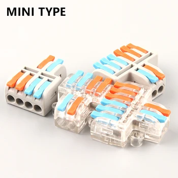 Mini TIP SPL 42/62 Rapid Sârmă Conector Universal Compact Cabluri Cablu de Împingere în Conductor Terminal Mic Bloc de Conectori PCT