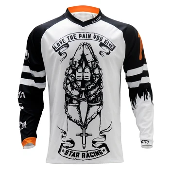 Spiritul Binecuvântare Pro moto Jersey biciclete de munte de haine de MTB T-shirt DH MX ciclism tricouri Offroad Cruce motocross Purta