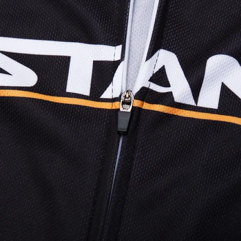 Vara 2020 Negru ECHIPA Astana Ciclism Jersey Pantaloni Costum Ropa Ciclismo Uscat Rapid cu Bicicleta Port Maillot Mâneci Încălzit